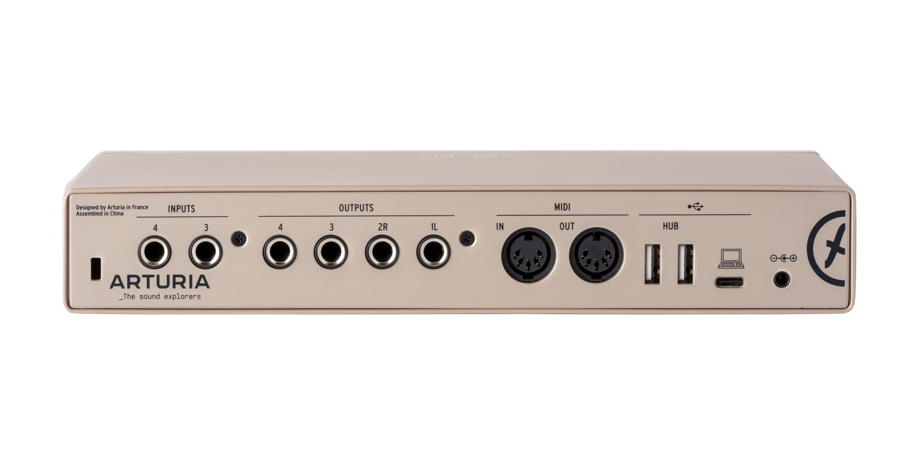 Arturia Minifuse 4 Champagne - Carte Son Usb - Variation 3
