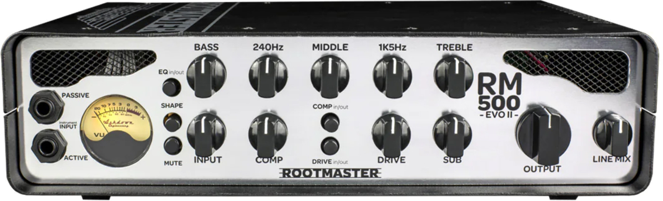 Ashdown Rootmaster Rm 500 Evo Ii Head 500w - TÊte Ampli Basse - Main picture