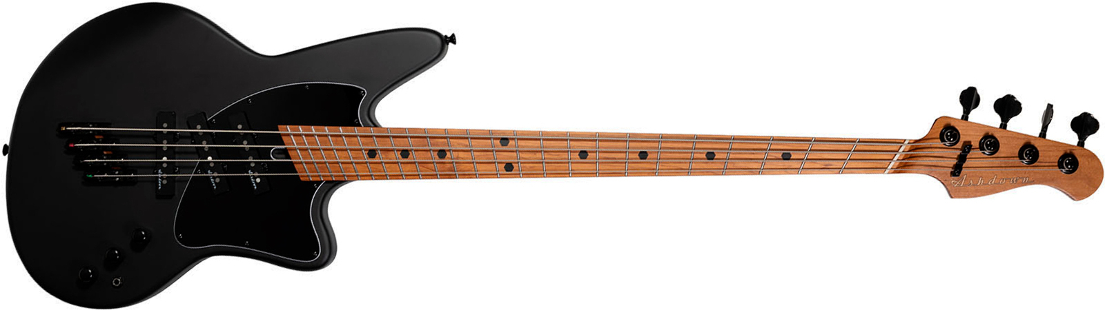 Ashdown The Saint Avant 4c Multiscale Mn - Matte Black - Basse Électrique Solid Body - Main picture