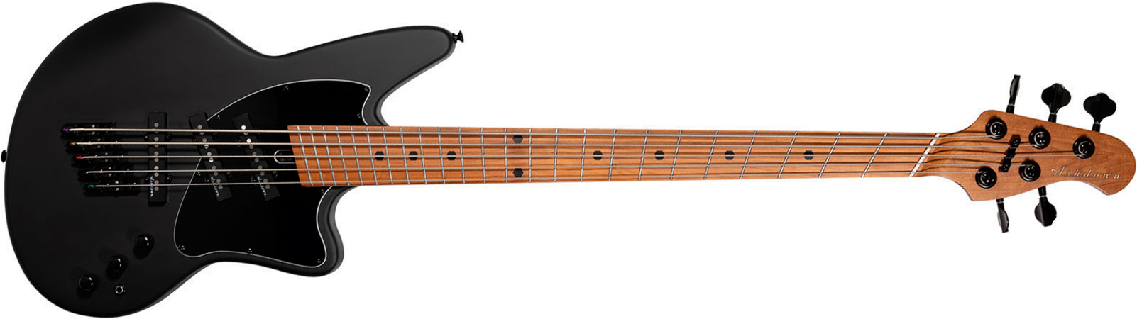Ashdown The Saint Avant 5c Multiscale Mn - Matte Black - Basse Électrique Solid Body - Main picture