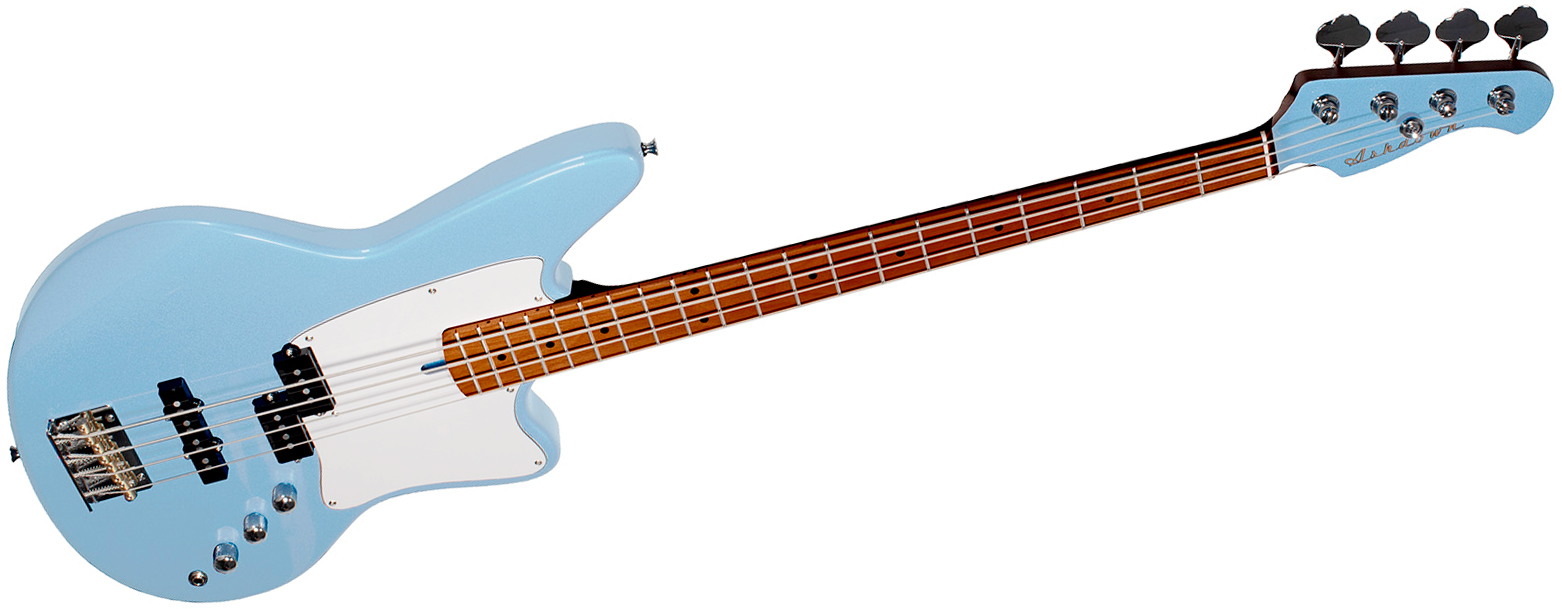 Ashdown The Saint Roasted Lh Gaucher Mn - Ice Blue - Basse Électrique Solid Body - Variation 1