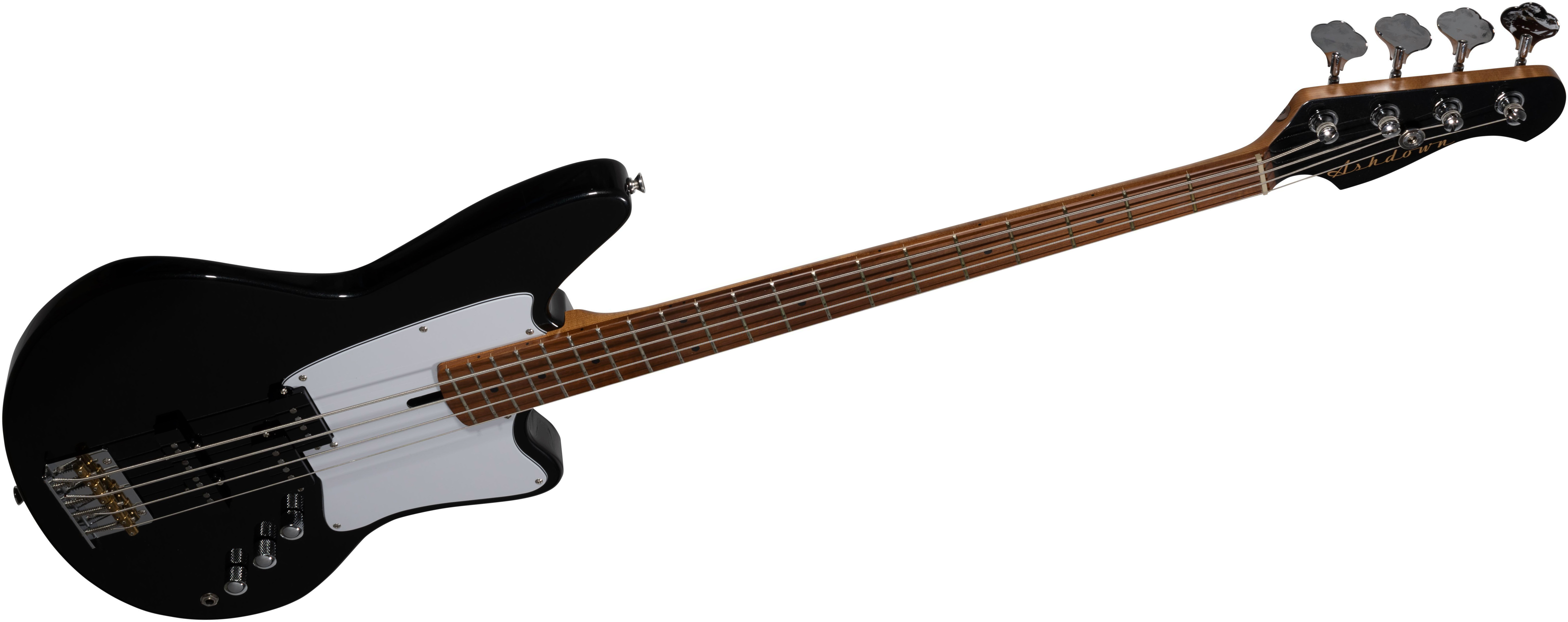 Ashdown The Saint Roasted Lh Gaucher Mn - Gloss Black - Basse Électrique Solid Body - Variation 3