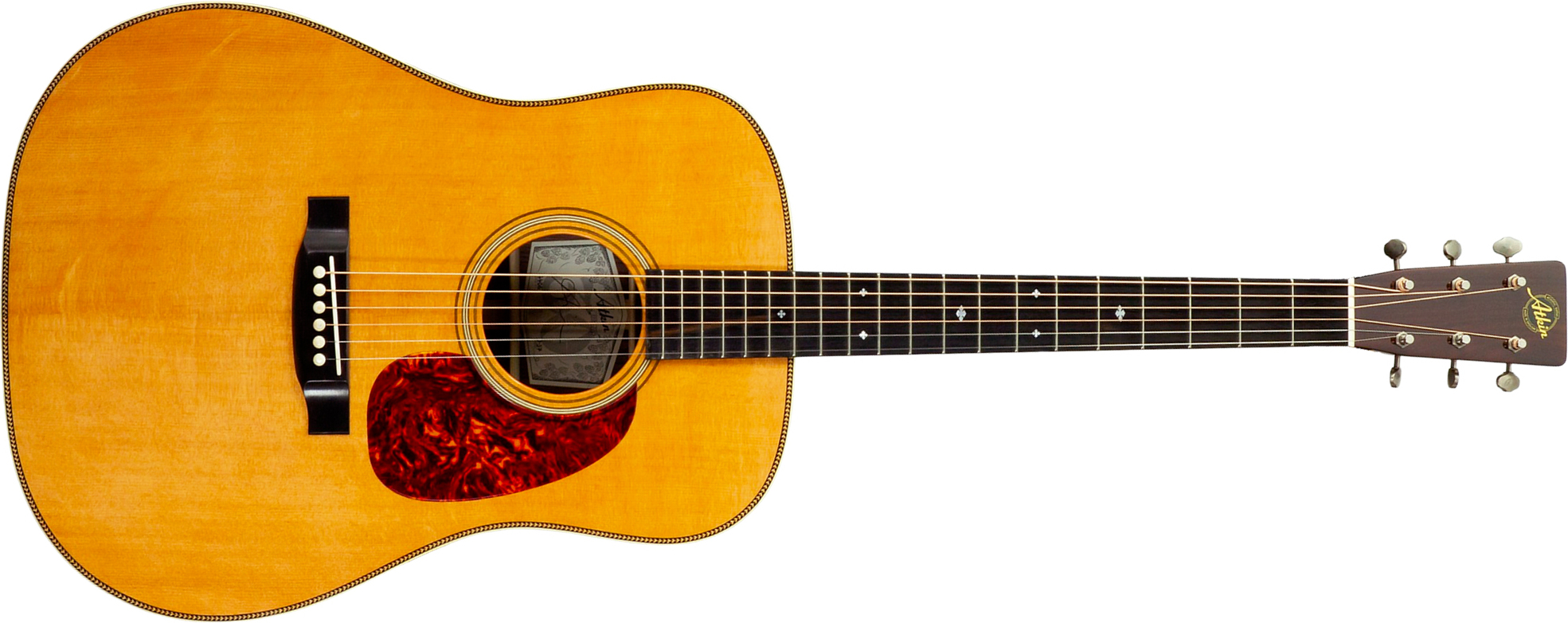 Atkin D37 Dreadnought Epicea Palissandre Eb - Aged Toned Relic Gloss Natural - Guitare Folk - Main picture