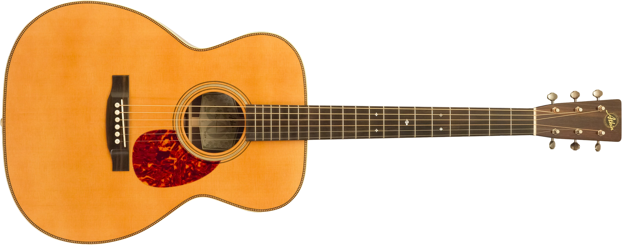 Atkin Om37 Orchestra Model Epicea Palissandre Eb #3558 - Aged Natural - Guitare Folk - Main picture