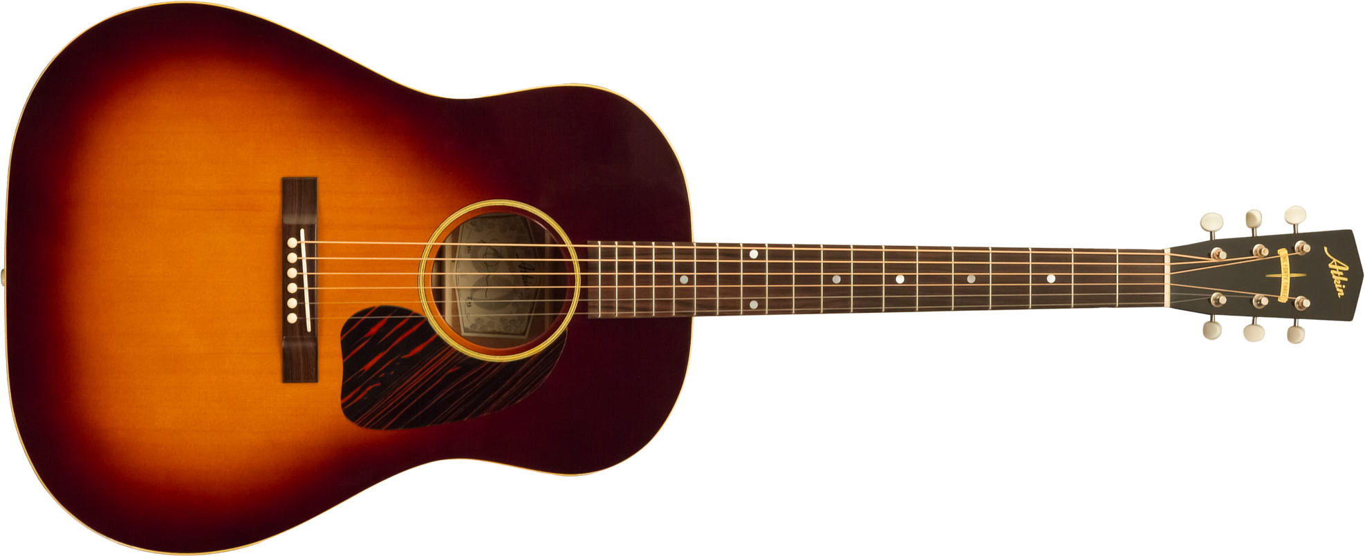 Atkin The Forty Three Dreadnought Epicea Acajou Rw #3851 - Aged Sunburst - Guitare Folk - Main picture