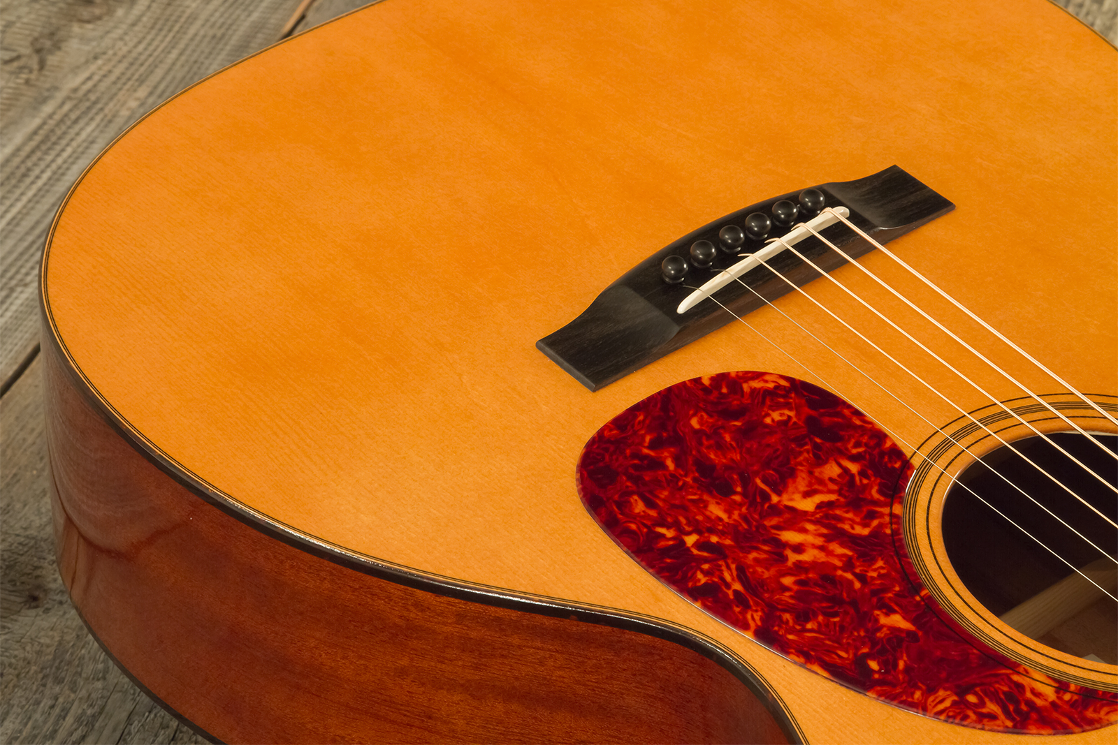 Atkin Essential 000 Shsc Epicea Acajou Eb #3871 - Aged Natural - Guitare Folk - Variation 3