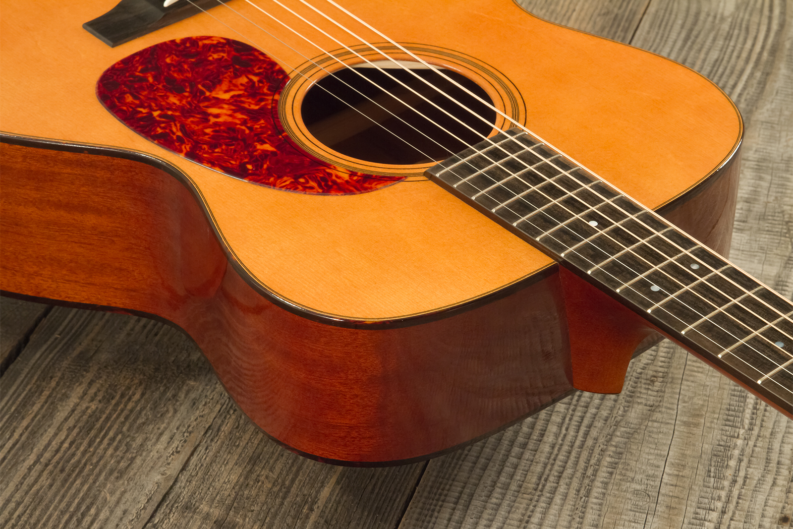 Atkin Essential 000 Shsc Epicea Acajou Eb #3871 - Aged Natural - Guitare Folk - Variation 4