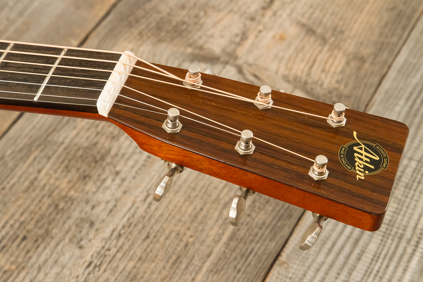 Atkin Essential 000 Shsc Epicea Acajou Eb #3871 - Aged Natural - Guitare Folk - Variation 6