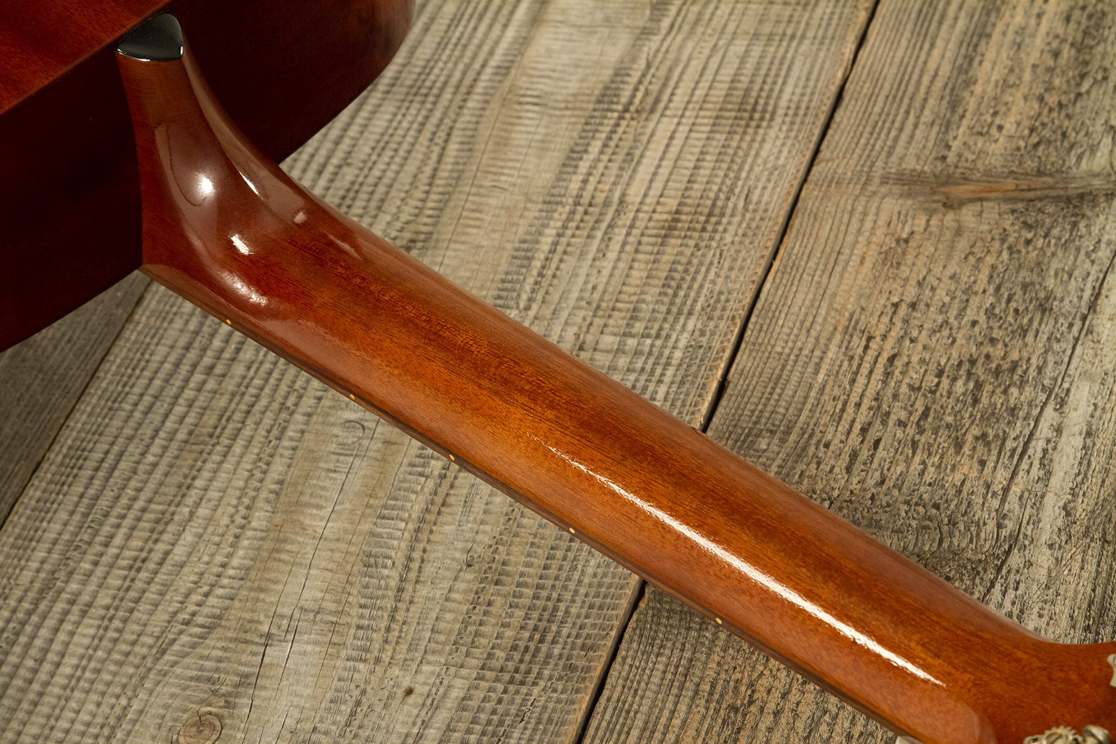 Atkin Oo14 Dust Bowl 00 Shsc Tout Acajou Rw #3855 - Natural - Guitare Folk - Variation 10