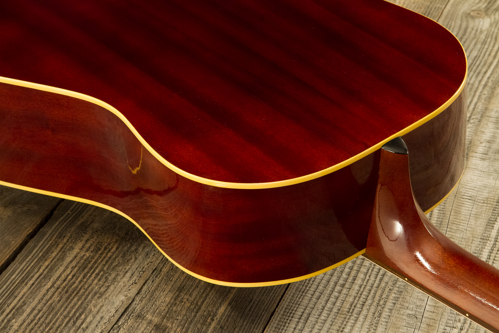 Atkin The Forty Three Dreadnought Epicea Acajou Rw #3851 - Aged Sunburst - Guitare Folk - Variation 9