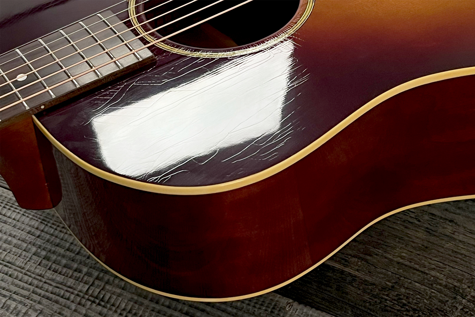 Atkin The Forty Three Dreadnought Epicea Acajou Rw #3851 - Aged Sunburst - Guitare Folk - Variation 12