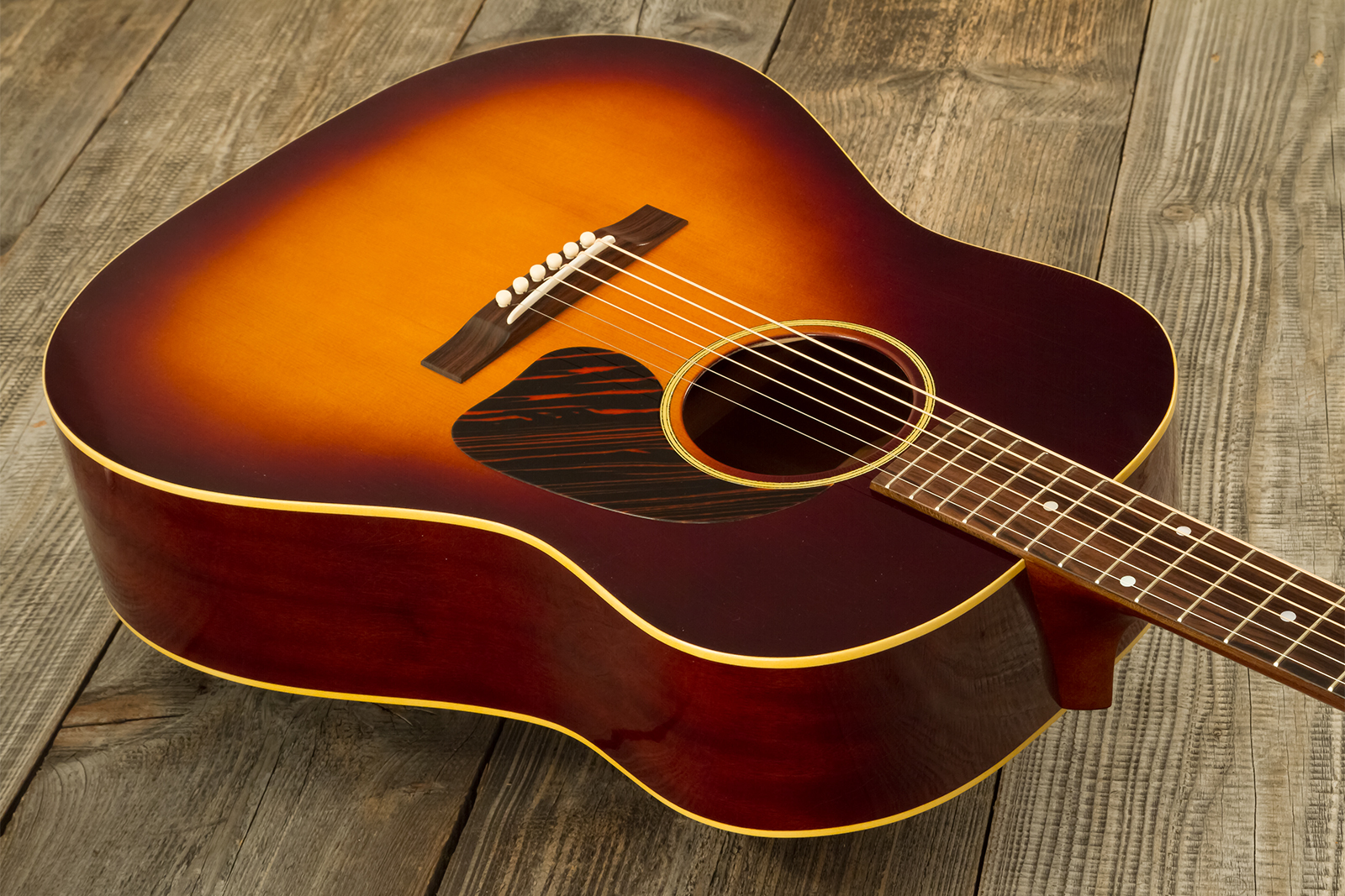 Atkin The Forty Three Dreadnought Epicea Acajou Rw #3851 - Aged Sunburst - Guitare Folk - Variation 2