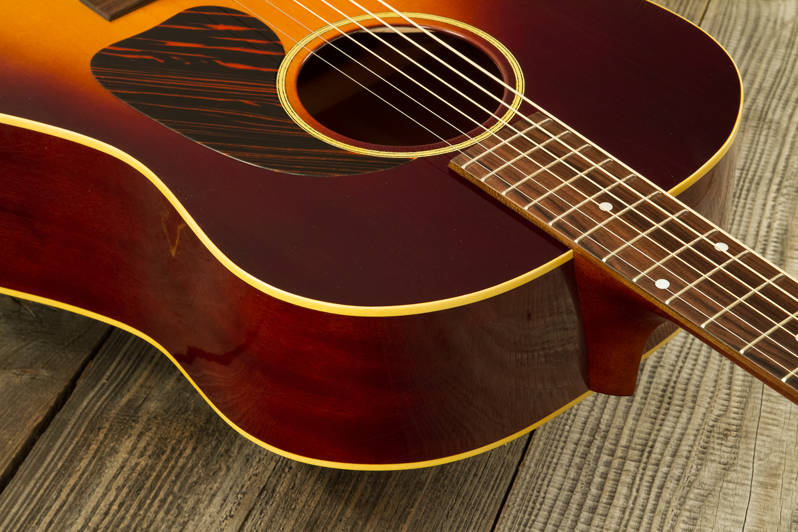 Atkin The Forty Three Dreadnought Epicea Acajou Rw #3851 - Aged Sunburst - Guitare Folk - Variation 4