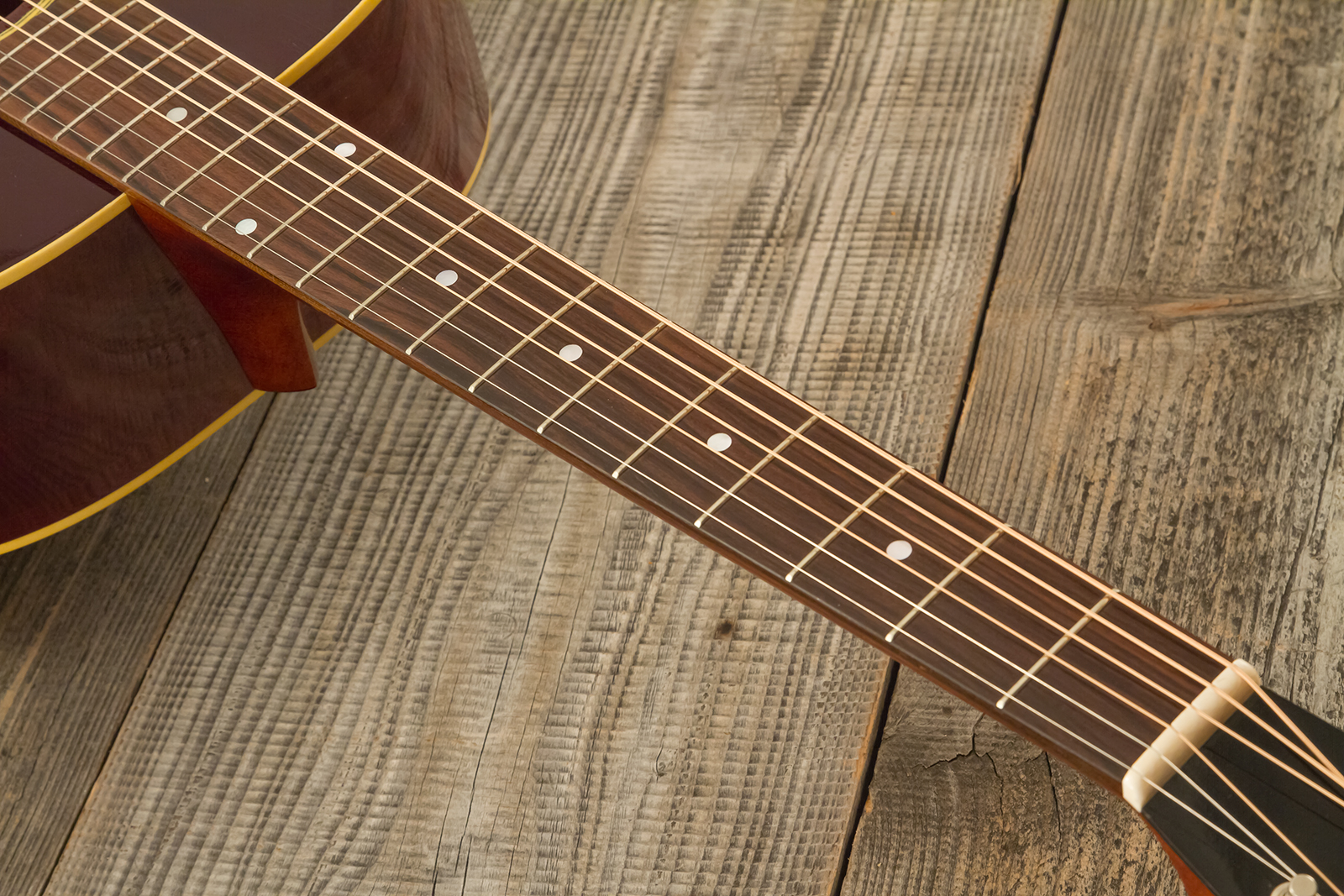 Atkin The Forty Three Dreadnought Epicea Acajou Rw #3851 - Aged Sunburst - Guitare Folk - Variation 5