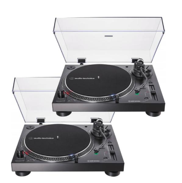 Audio technica AT-LP120 XBT USB BK x 2 Full dj set