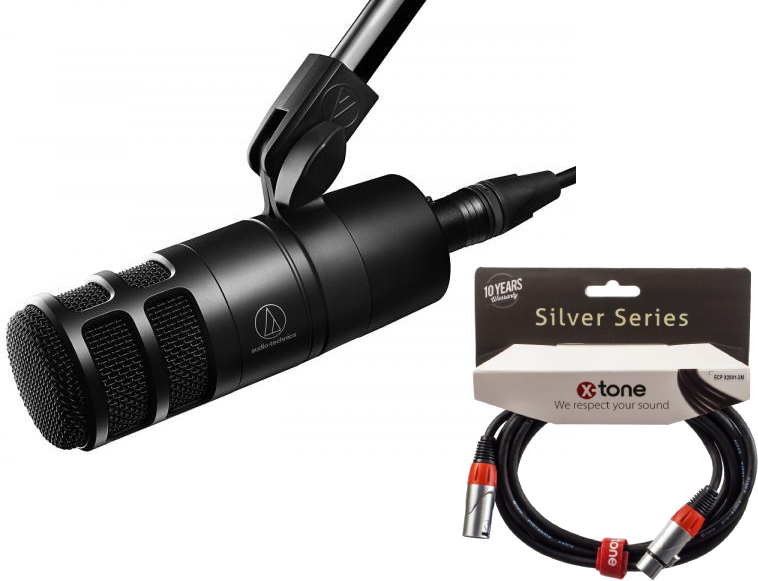 Audio Technica At 2040 +  Xlr Xlr 3m - Microphone Podcast / Radio - Main picture