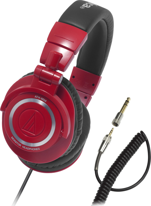 Audio Technica Athm50 Red - Casque Studio - Main picture