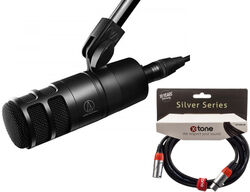 Microphone podcast / radio Audio technica AT 2040 +  Xlr Xlr 3M