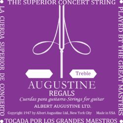 Cordes guitare classique nylon Augustine Regal Mi 1 - Corde au détail