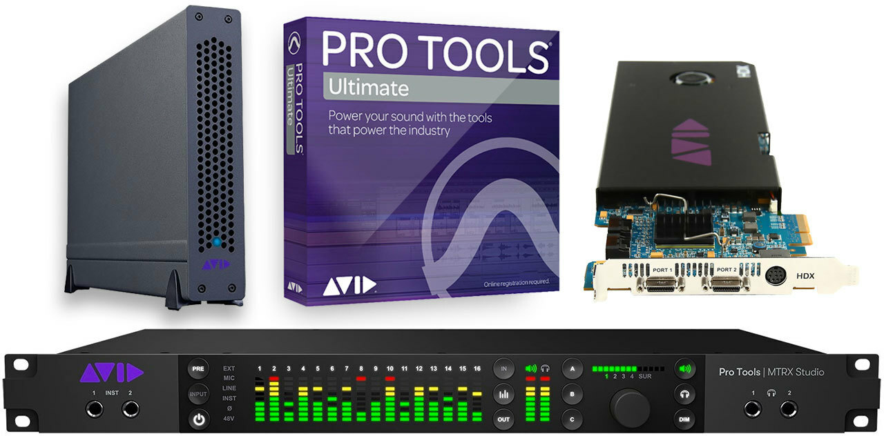Avid Bundle Hdx Card - Mtrx Studio - Desktop Tb3 - SystÈme Hd Protools - Main picture