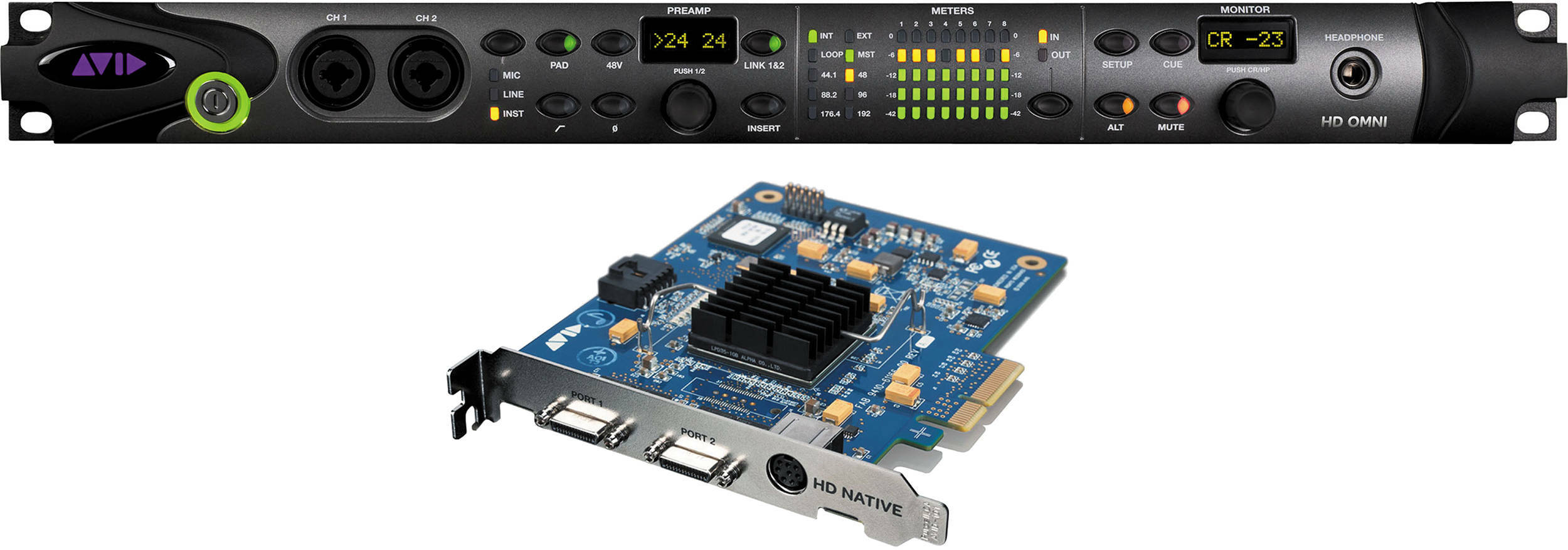 Avid Digi 00x Echange > Hd Native Pcie + Omni - Autres Formats (madi, Dante, Pci...) - Main picture