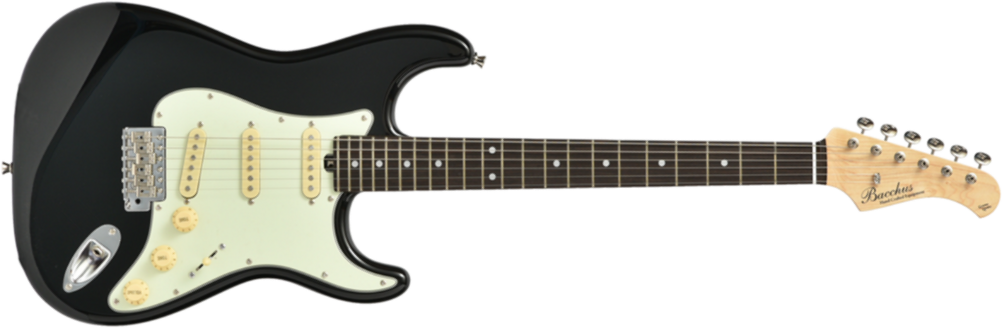 Bacchus Global Bst 650b - Black - Guitare Électrique Forme Str - Main picture