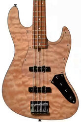 Basse électrique solid body Bacchus Japan Tune Up JT WL4-QM RSM/M - natural satin