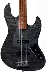 Basse électrique solid body Bacchus Japan Tune Up JT WL4-QM RSM/M - black satin