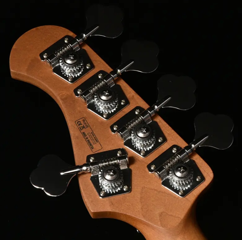 Bacchus Jt Wl5-qm-ac Rsm/m Jap Tune Up Active Mn - Aqua Marine Blue Satin - Basse Électrique Solid Body - Variation 1