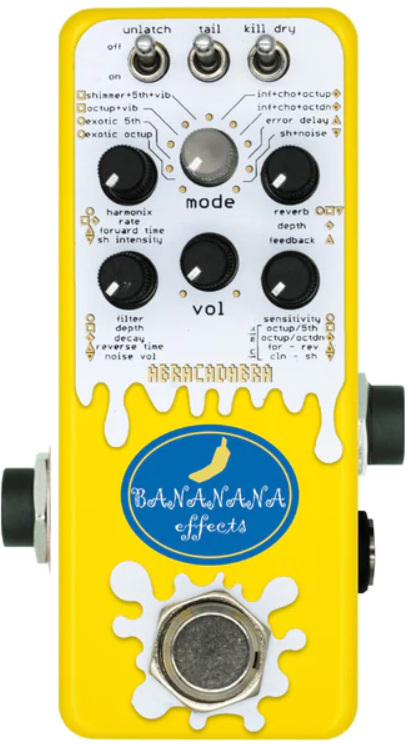 Bananana Effects Abracadabra Shimmer Reverb - PÉdale Reverb / Delay / Echo - Main picture