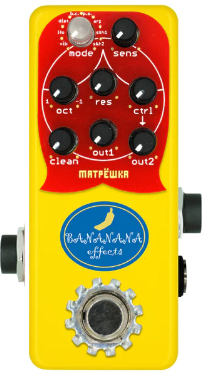 Bananana Effects Matryoshka Bass Synth - Pedale Chorus / Flanger / Phaser / Modul. / Trem. - Main picture