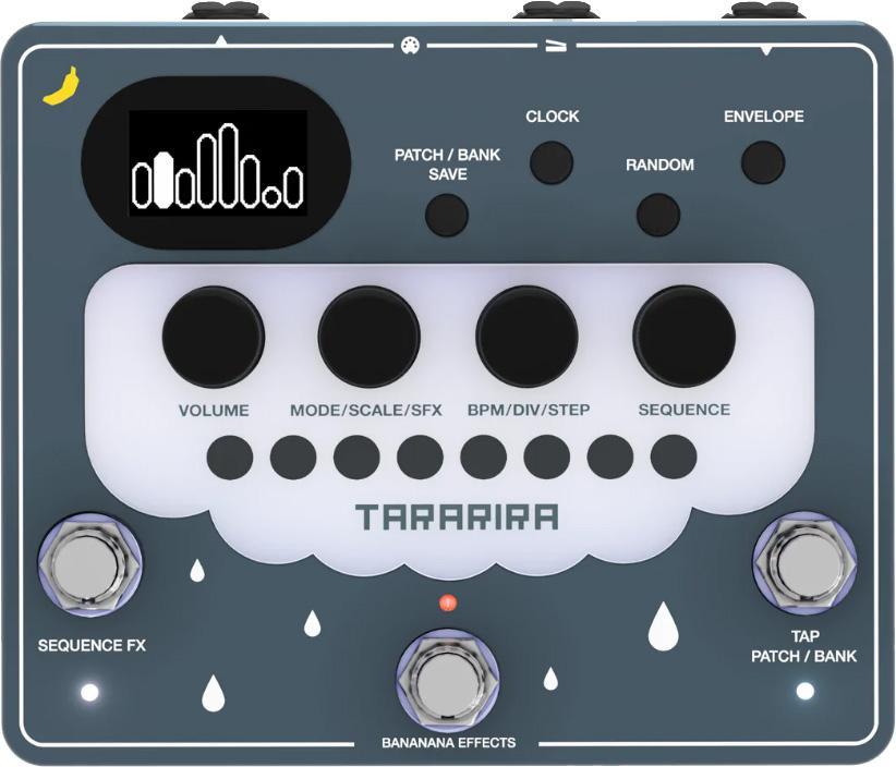 Pédale harmoniseur Bananana effects Tararira Arpeggiator Pitch Shifter