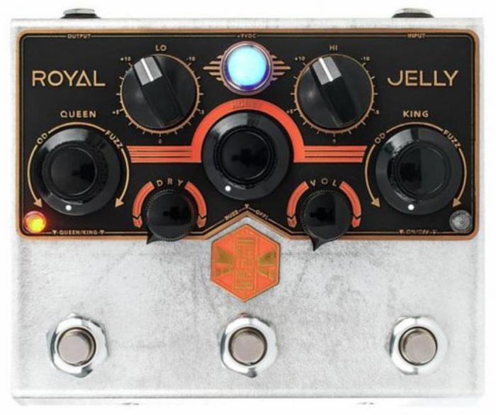 Pédale overdrive / distortion / fuzz Beetronics Royal Jelly Fuzz/OD Blender