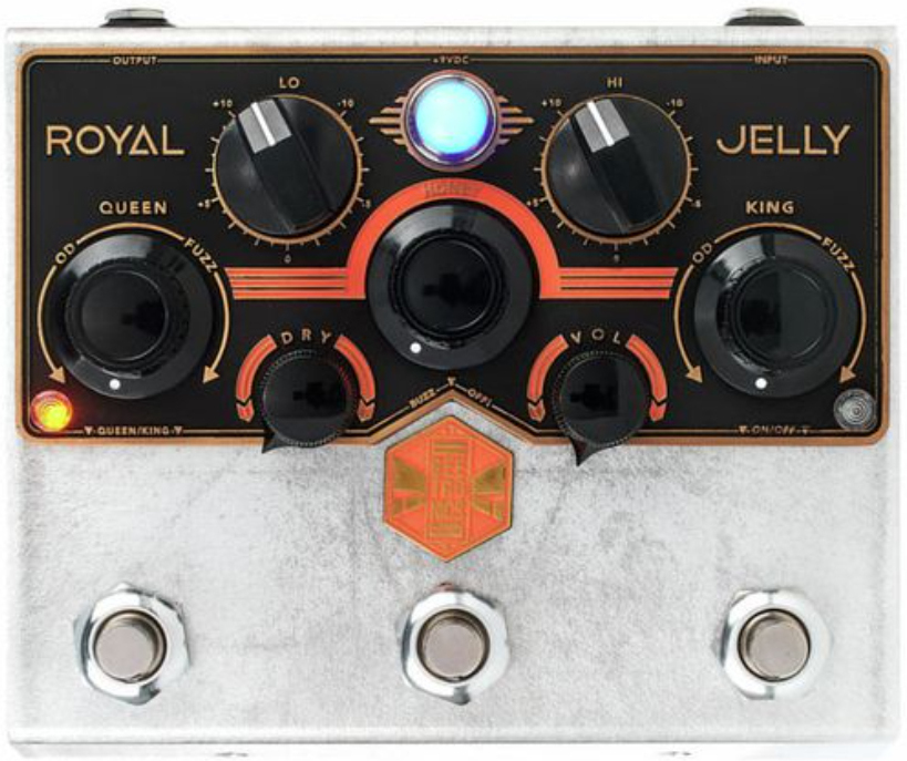 Beetronics Royal Jelly Fuzz/od Blender - PÉdale Overdrive / Distortion / Fuzz - Main picture