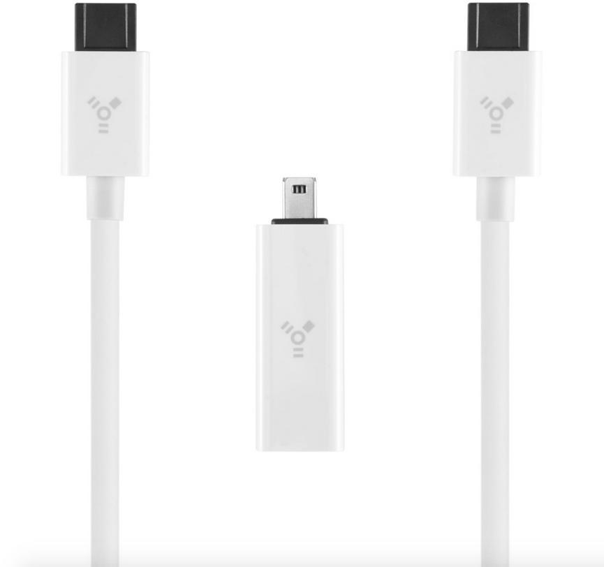 Câble Belkin FireWire 800 9/9 broches + adaptateur 9/4 broches