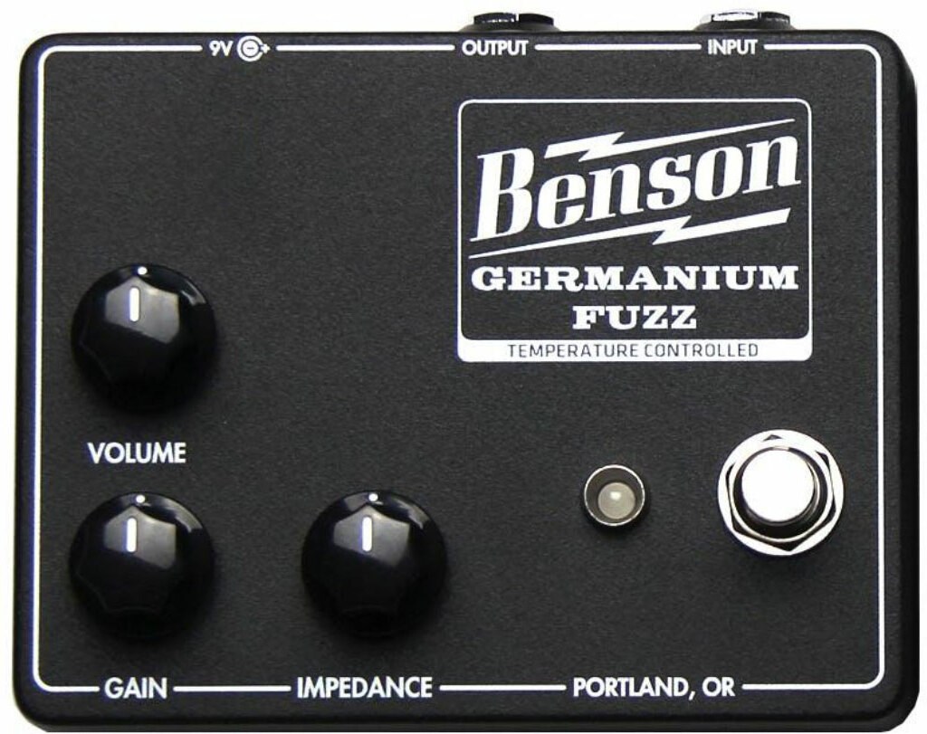 Benson Amps Germanium Fuzz Studio Black - PÉdale Overdrive / Distortion / Fuzz - Main picture