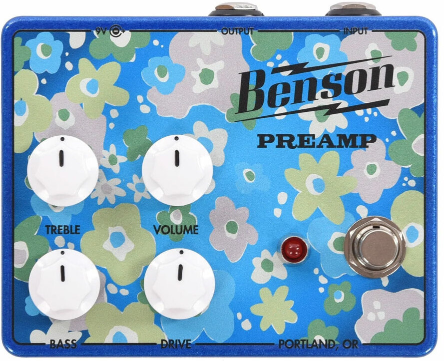Benson Amps Preamp Boost Overdrive Fuzz Ltd Flower Child - Preampli Électrique - Main picture