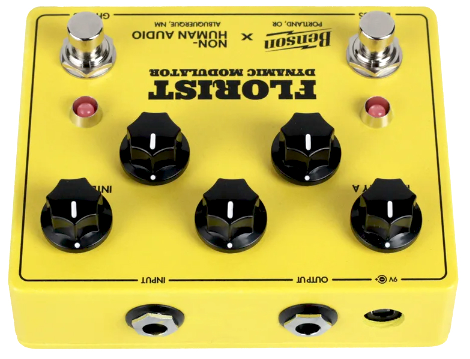 Benson Amps Florist Modulation Ltd Yellow - PÉdale Chorus / Flanger / Phaser / Tremolo - Variation 1
