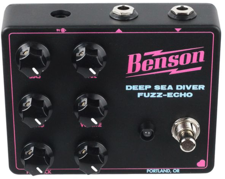 Benson Amps Jessica Dobson Deep Sea Diver Fuzz Echo Signature - PÉdale Overdrive / Distortion / Fuzz - Variation 1