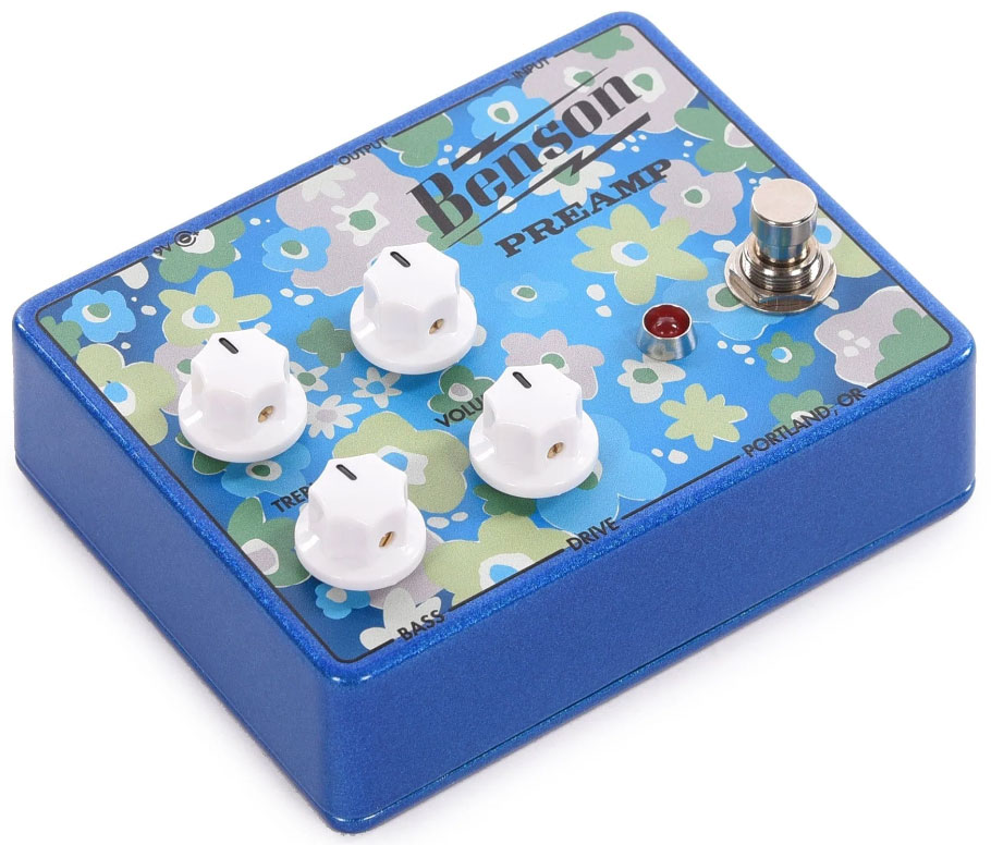 Benson Amps Preamp Boost Overdrive Fuzz Ltd Flower Child - Preampli Électrique - Variation 1