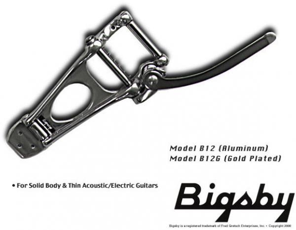 Vibrato complet Bigsby Vibrato Kit B12 LP / ES Nickel