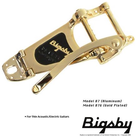 Vibrato complet Bigsby Vibrato Kit B7 LP / ES  gold