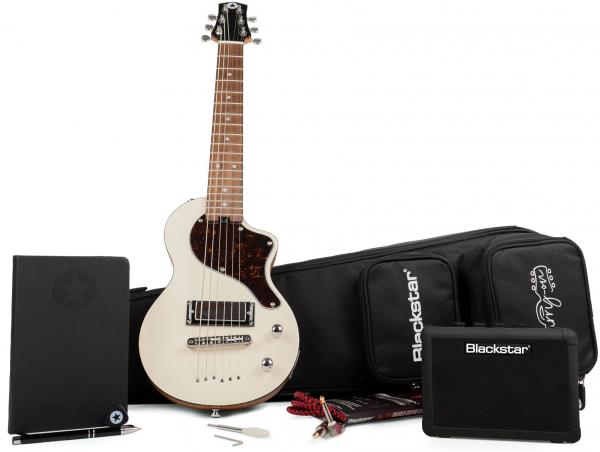 Pack guitare électrique Blackstar Carry-on Travel Guitar Deluxe Pack - White