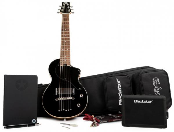 Pack guitare électrique Blackstar Carry-on Travel Guitar Deluxe Pack - Jet black