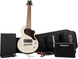 Pack guitare électrique Blackstar Carry-on Travel Guitar Deluxe Pack - White