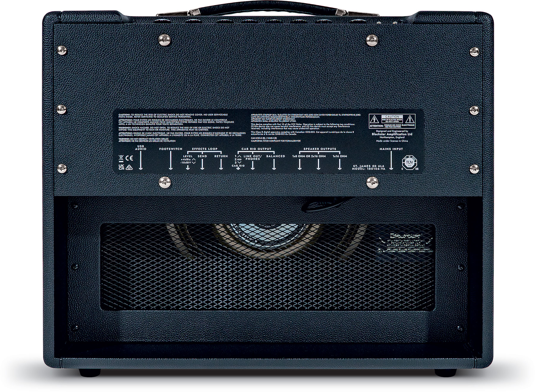 Blackstar St. James 6l6 50/5/2w 1x12 Black - Ampli Guitare Électrique Combo - Variation 2