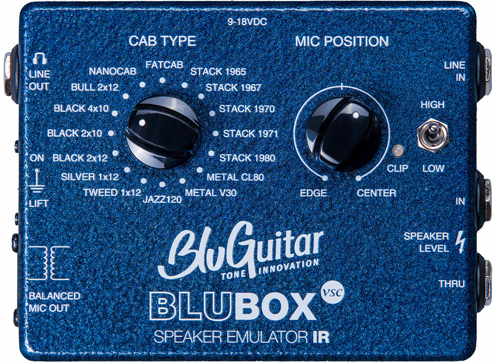 Bluguitar Blubox-vsc - Simulateur Baffle / Haut Parleur - Main picture