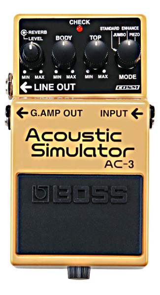 Boss AC-3 Acoustic Simulator Modulation, chorus, flanger, phaser