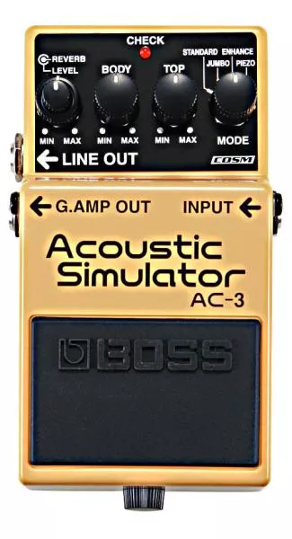 Pédale chorus / flanger / phaser / tremolo Boss AC-3 Acoustic Simulator