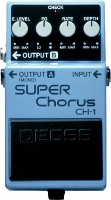 Pédale chorus / flanger / phaser / tremolo Boss CH-1 Super Chorus